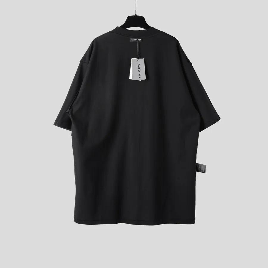 BaleenCiaGa Key Emblem Print Short Sleeve