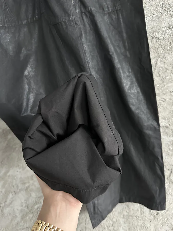 RICK OWENS DEKSHDW 2025SS Wide Leg Pants with Double Belt