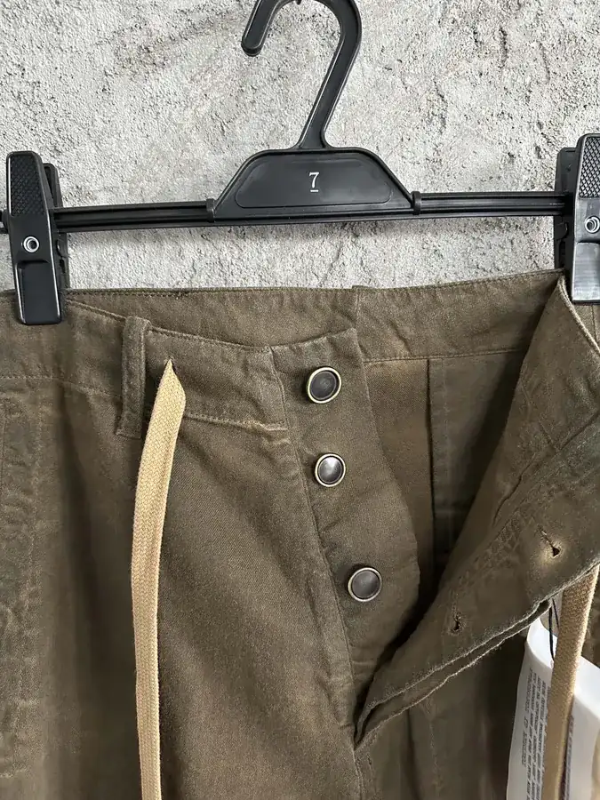UMA WANG 2023SS Water Scoured Cotton Pants
