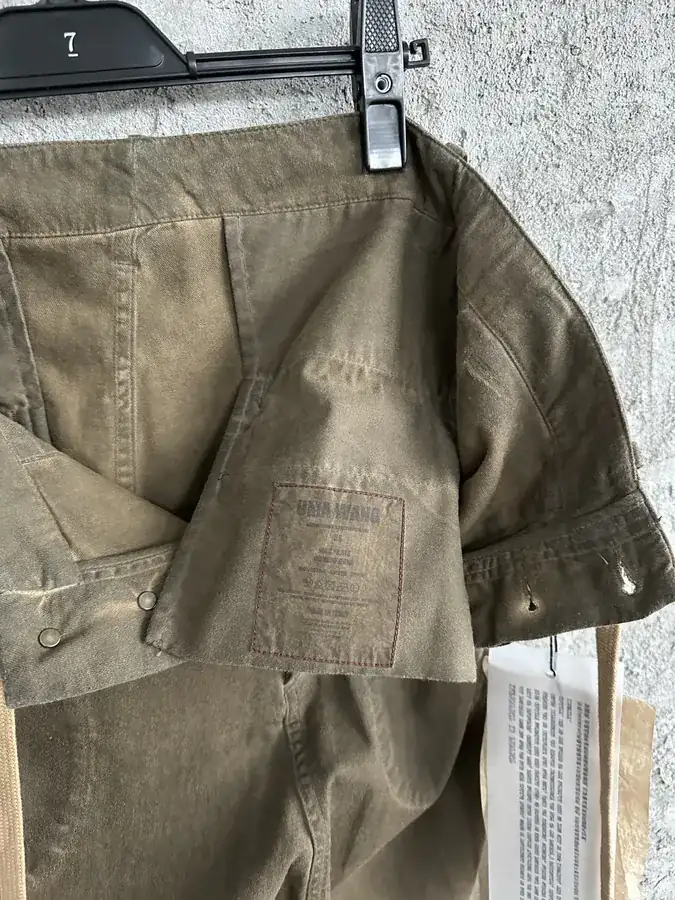 UMA WANG 2023SS Water Scoured Cotton Pants