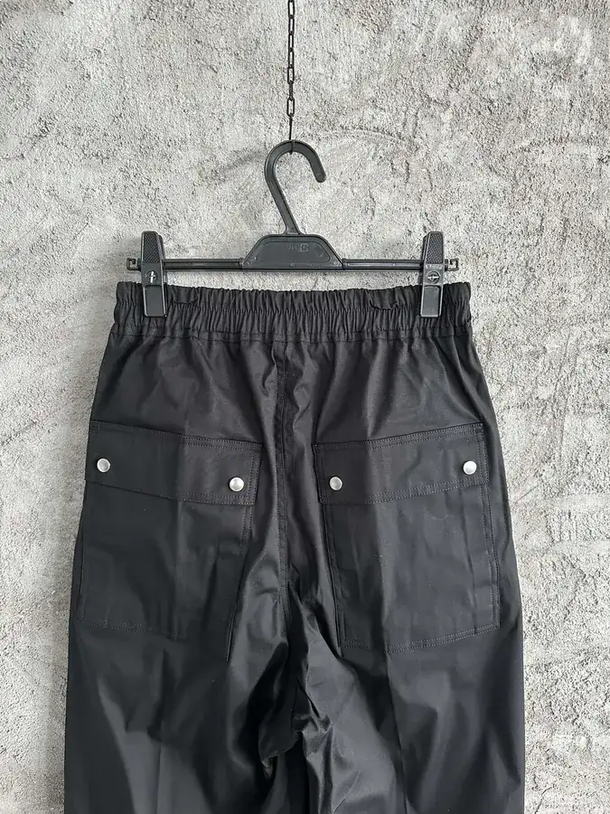 Rick Owens 2024SS Embroidered Logo Pocket Work Pant
