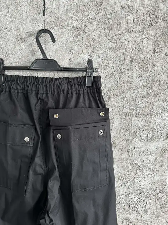 Rick Owens 2024SS Embroidered Logo Pocket Work Pant