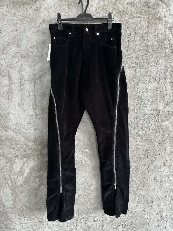 RICK OWENS DEKSHDW Light Wool Banana Zip Leggings