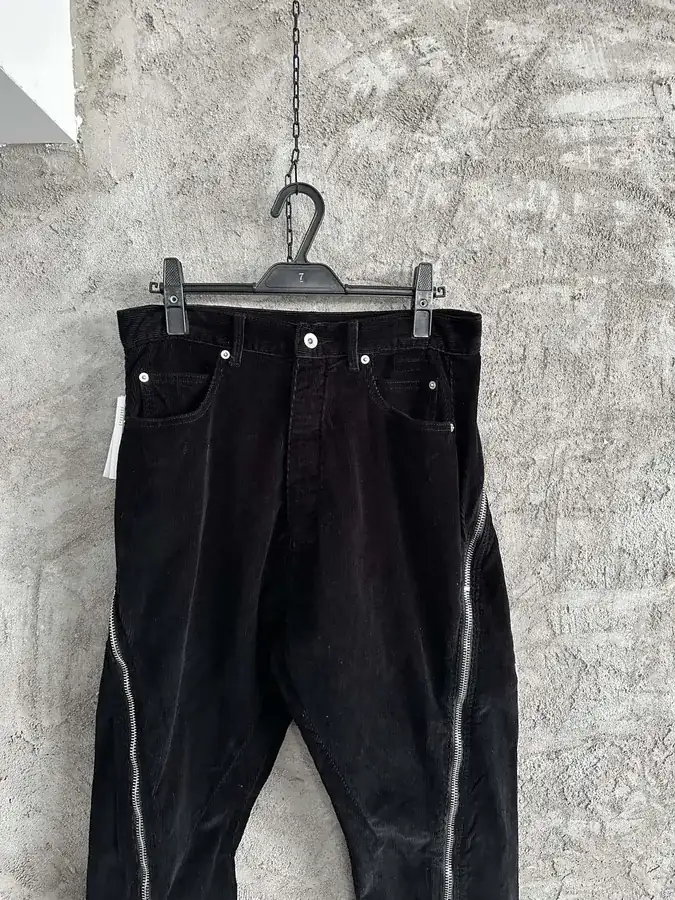 RICK OWENS DEKSHDW Light Wool Banana Zip Leggings