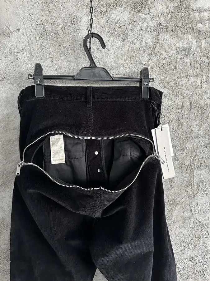 RICK OWENS DEKSHDW Light Wool Banana Zip Leggings