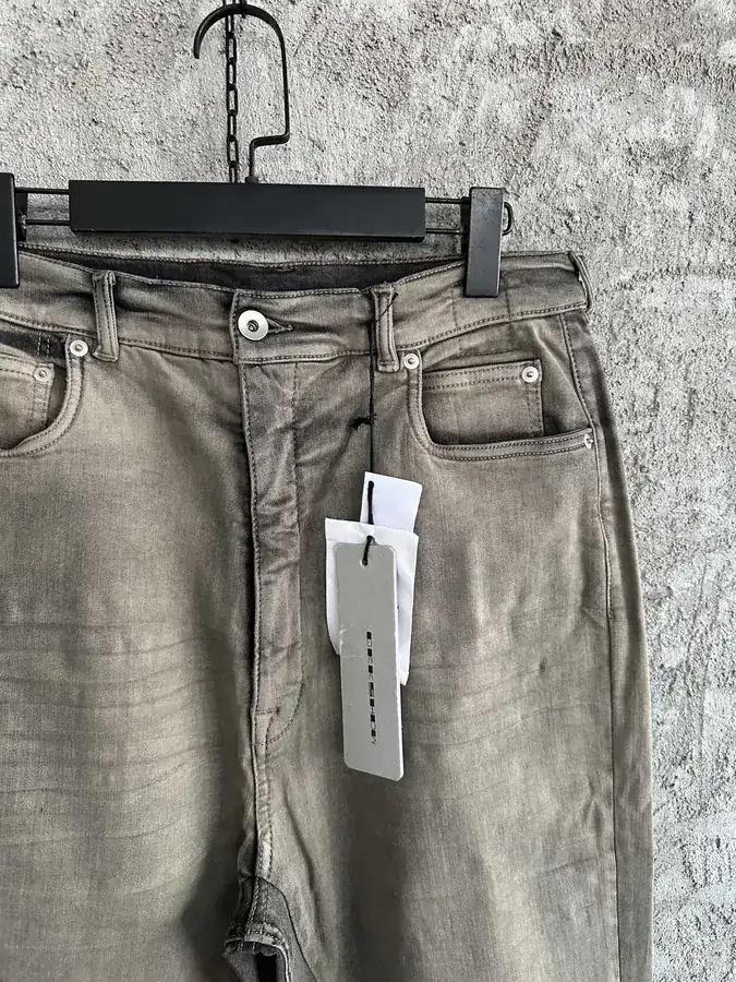 Rick Owens OS Washed Cone Pants in Oxblood