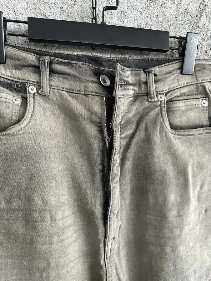 Rick Owens OS Washed Cone Pants in Oxblood