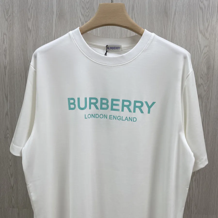 Burberry Letter Logo Print情侣短袖