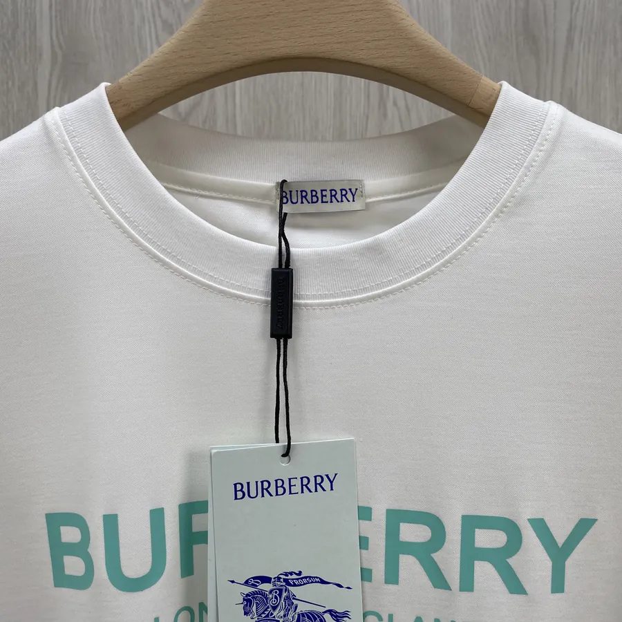 Burberry Letter Logo Print情侣短袖