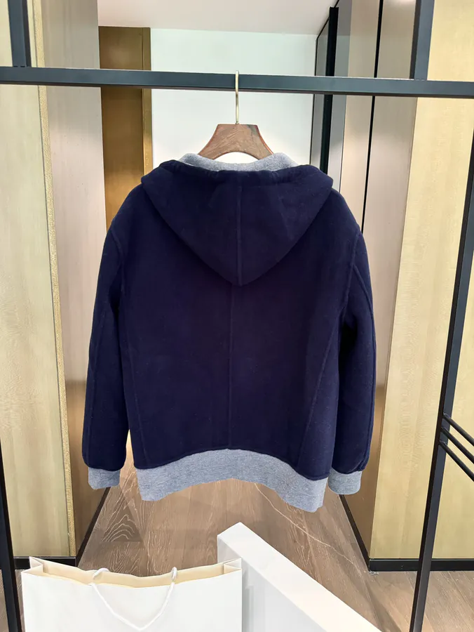 Brunello Cucinelli BC Double Face Cashmere Hoodie