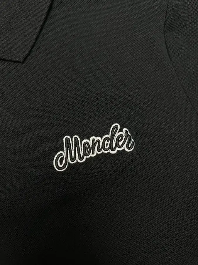 Monte 25ss New Cotton Canvas Polo Shirt with Logo Embroidery