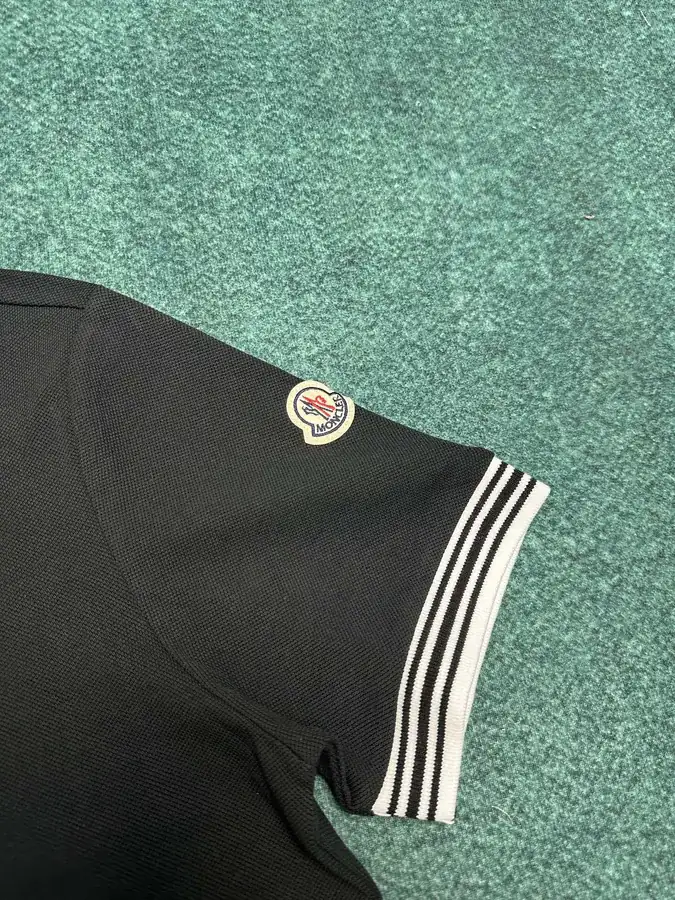 Monte 25ss New Cotton Canvas Polo Shirt with Logo Embroidery