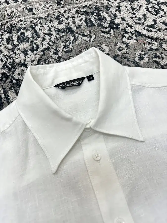 Italian Holiday Mens 25ss New Pattern Embroidered Linen