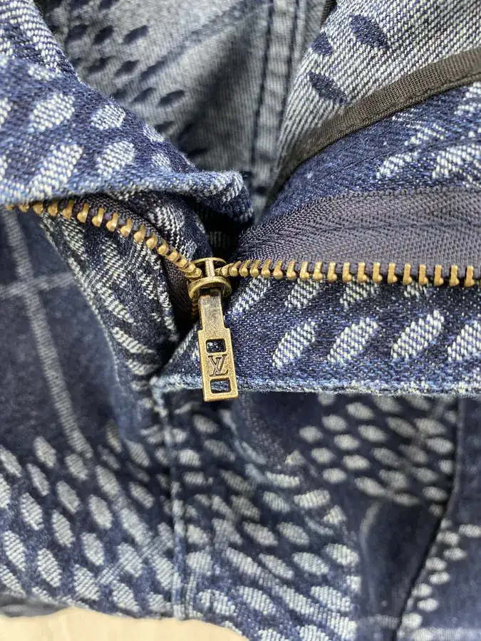 V25ss Diamond Pattern Workwear Pocket Denim Shorts