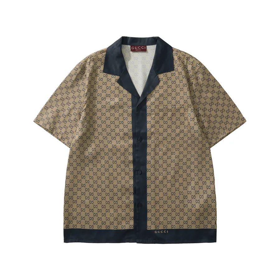 P460 Set! New GC Print Shirt, GG Pattern Inspired by Founder's Initials