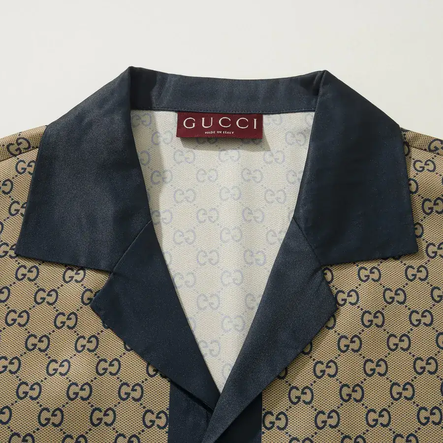 P460 Set! New GC Print Shirt, GG Pattern Inspired by Founder's Initials
