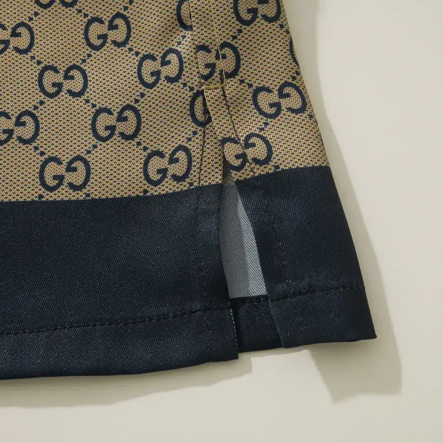 P460 Set! New GC Print Shirt, GG Pattern Inspired by Founder's Initials