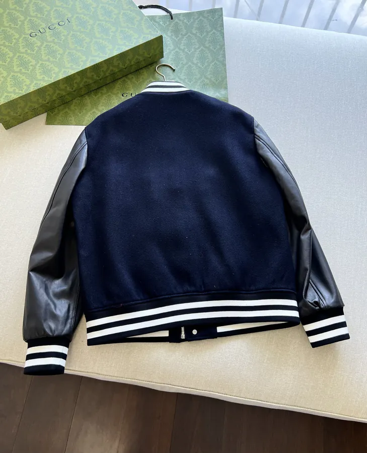 GG Baseball in Navy Blue Wool