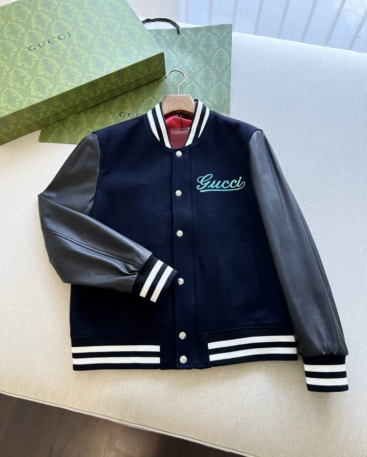 GG Baseball in Navy Blue Wool