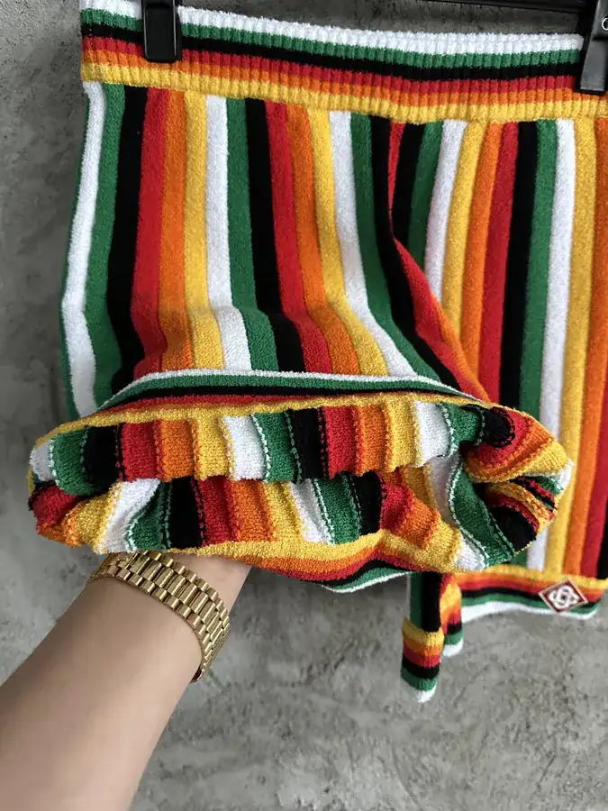 CASABLANCA 2024SS Color Striped Shorts