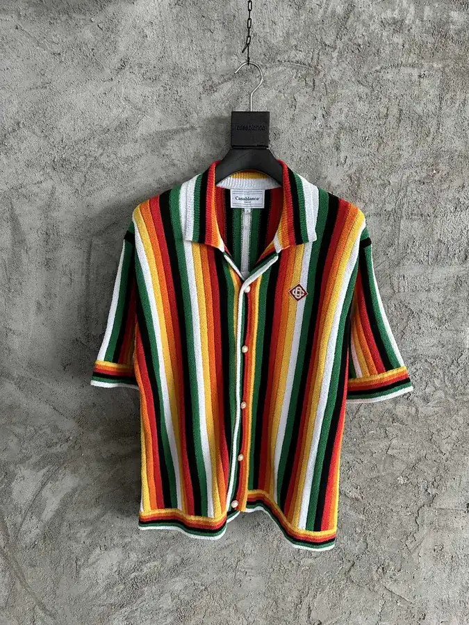 CASABLANCA 2024SS Color Striped Shirt