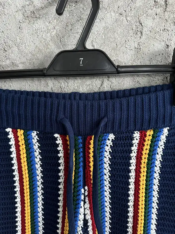 CASABLANCA 2025SS Yellow Striped Shorts