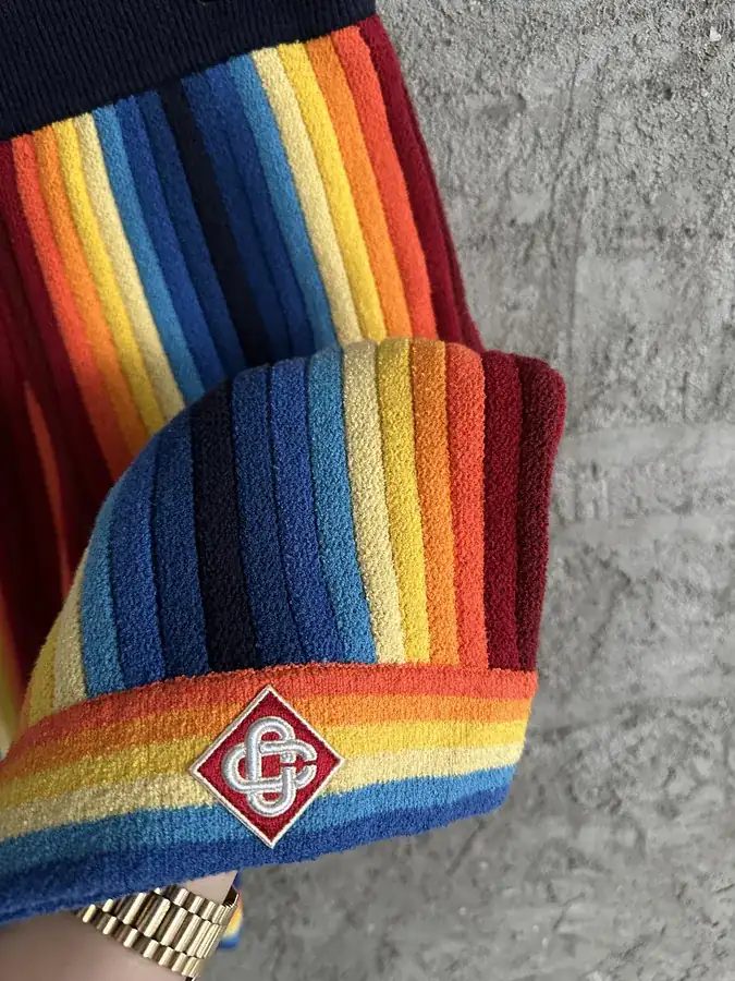 CASABLANCA 2025SS Stripe Short Shorts