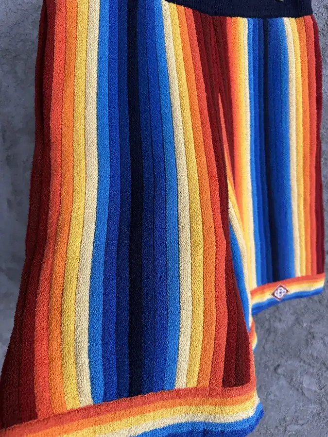 CASABLANCA 2025SS Stripe Short Shorts