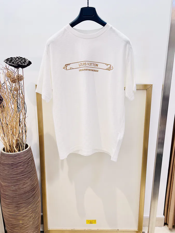 1V Louis Classic Cotton Damier T Shirt