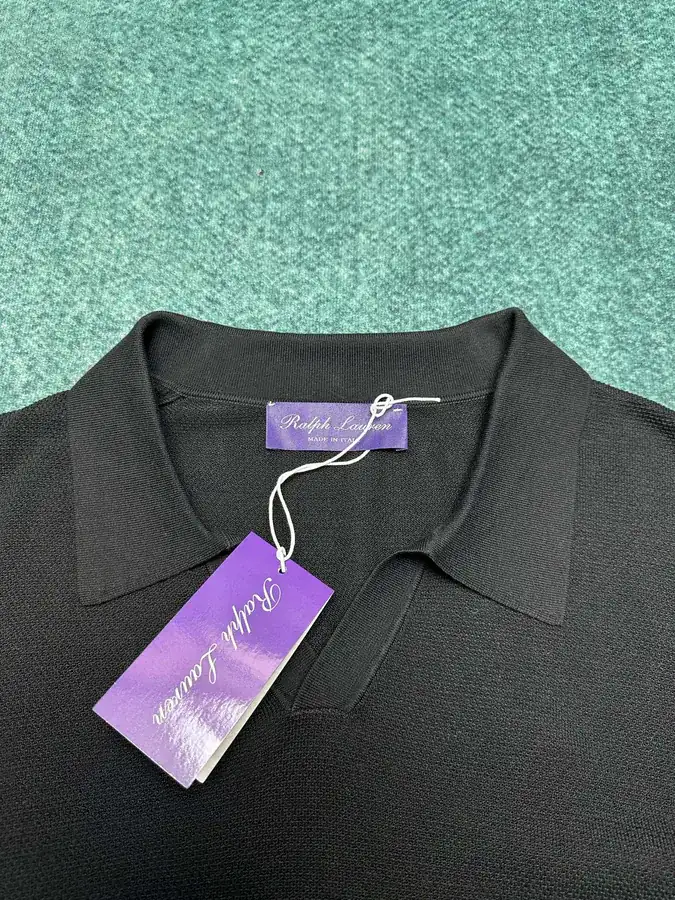 Purple Label 25ss New Comfort Pure Color Short Sleeve Polo Shirt for Men