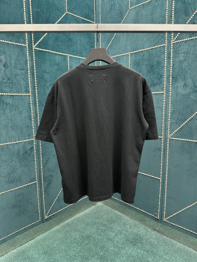 150 Maje 25ss New Embroidered Logo Loose Short Sleeve T shirt