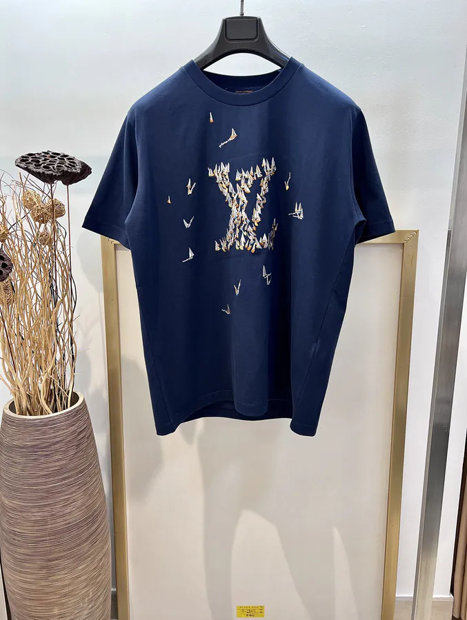 Louis Vuitton Regatta T Shirt Blue and White Unisex