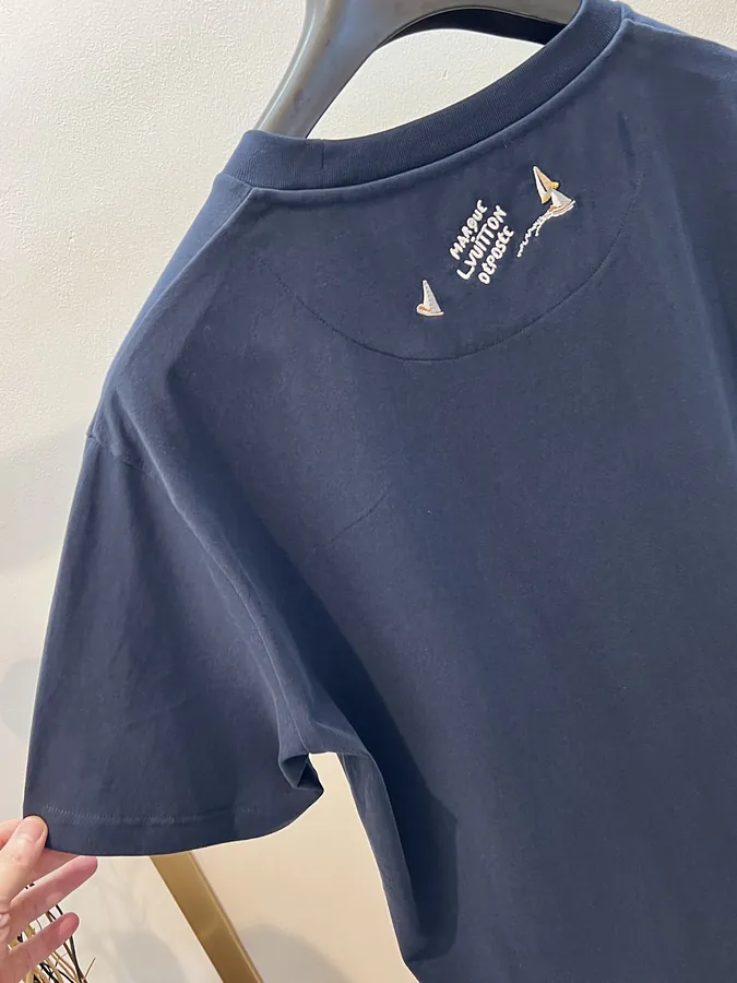 Louis Vuitton Regatta T Shirt Blue and White Unisex