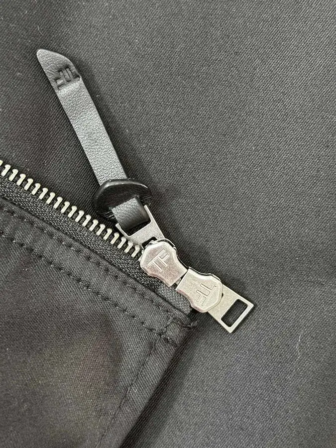 TOM F New Jacket with Genuine Leather and Oil Edge Detail