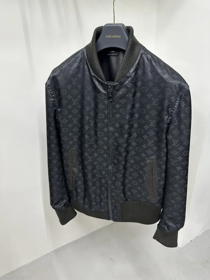 LV Simple Double Sided Leather Jacket
