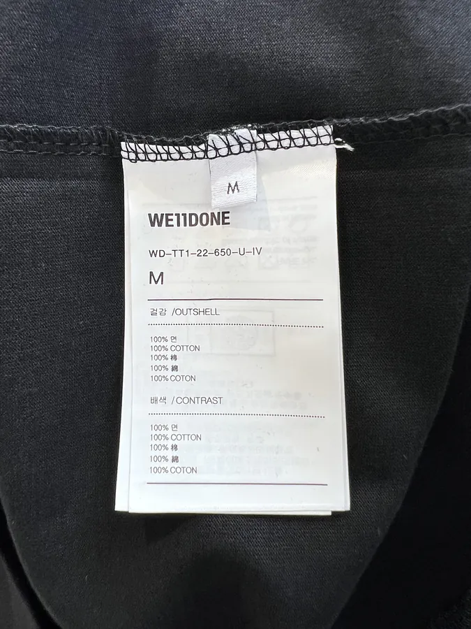 WellDone 2025FW Graduated Conley Spray Multi color 3D Print Loose Fit T shirt