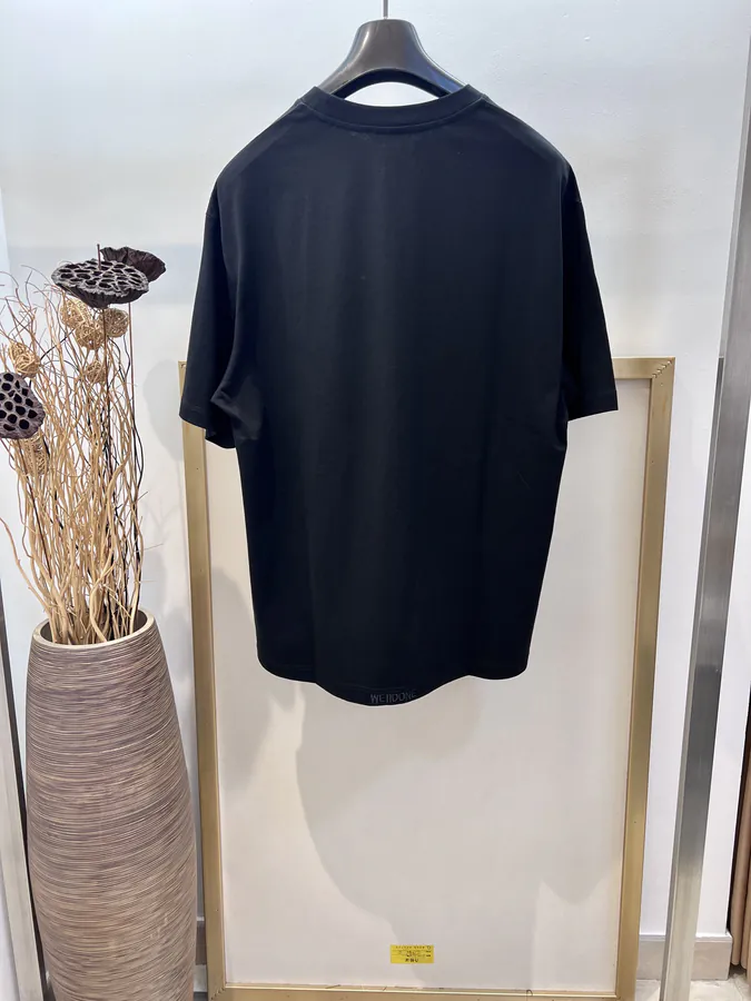 WellDone 2025FW Graduated Conley Spray Multi color 3D Print Loose Fit T shirt