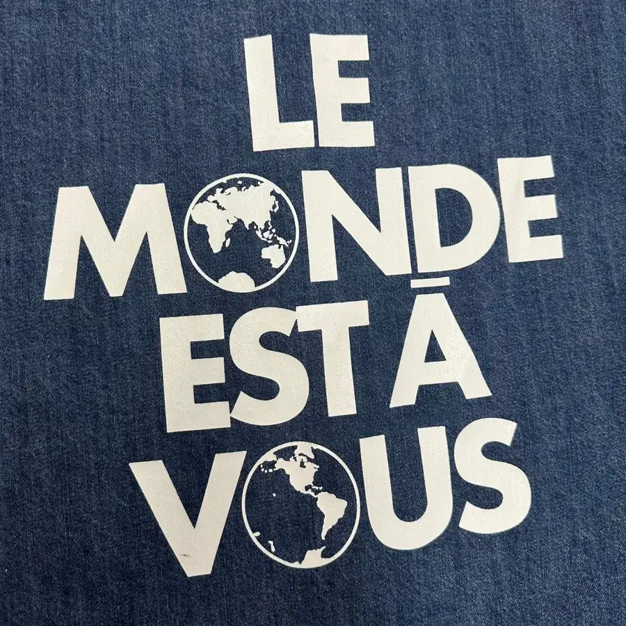 1V Logo Patchwork Calfskin Denim Short Sleeve Shirt