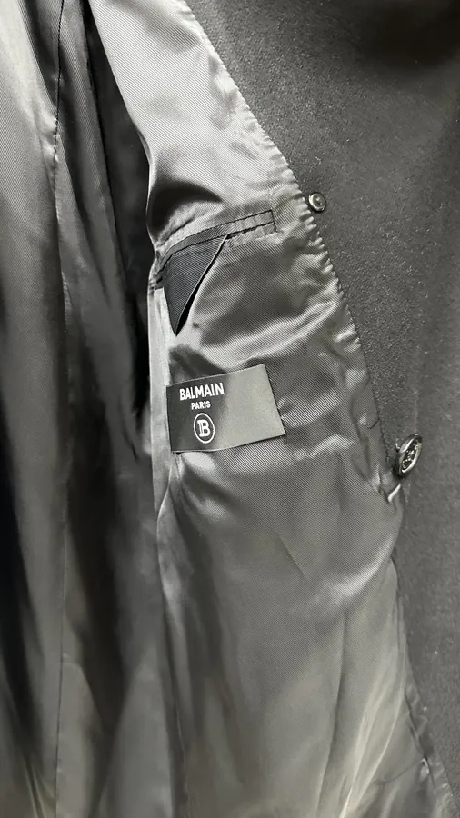 Balmain Coat Details