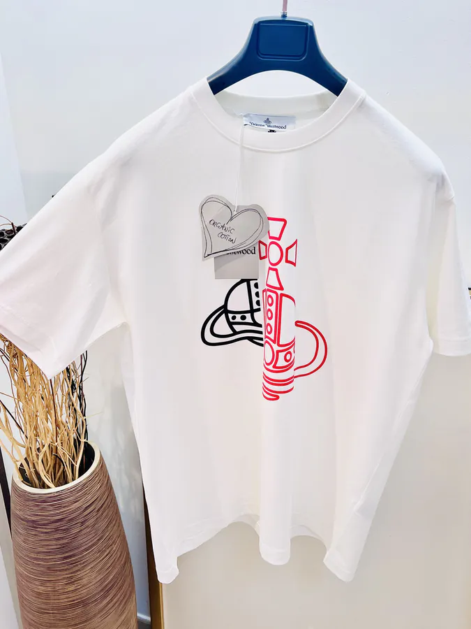 ViVi Saturn Print T Shirt Unisex, SMLXL, Black & White