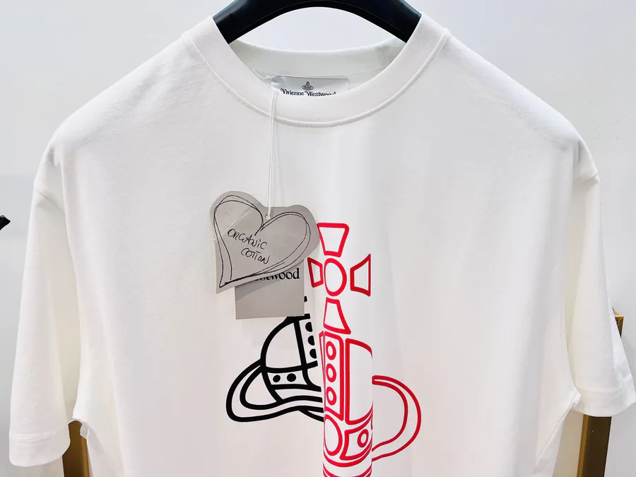 ViVi Saturn Print T Shirt Unisex, SMLXL, Black & White