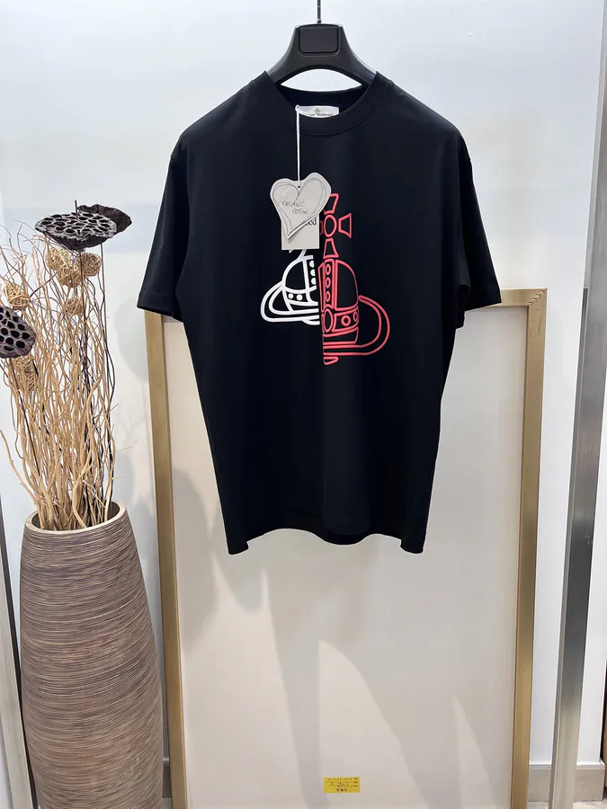 ViVi Saturn Print T Shirt SMLXL, Black & White
