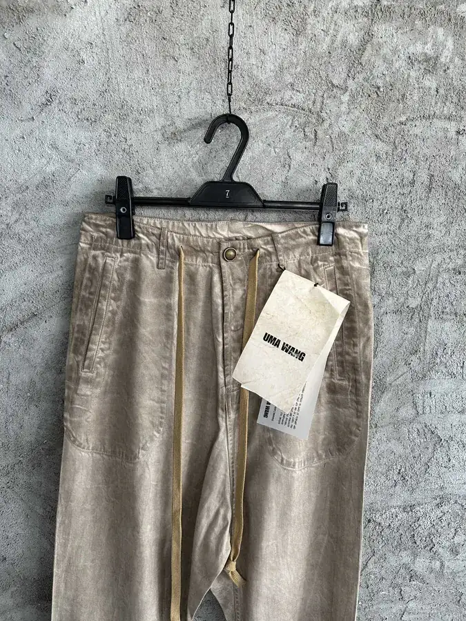 UMA WANG 2023SS Washed Denim Straight Leg Trousers