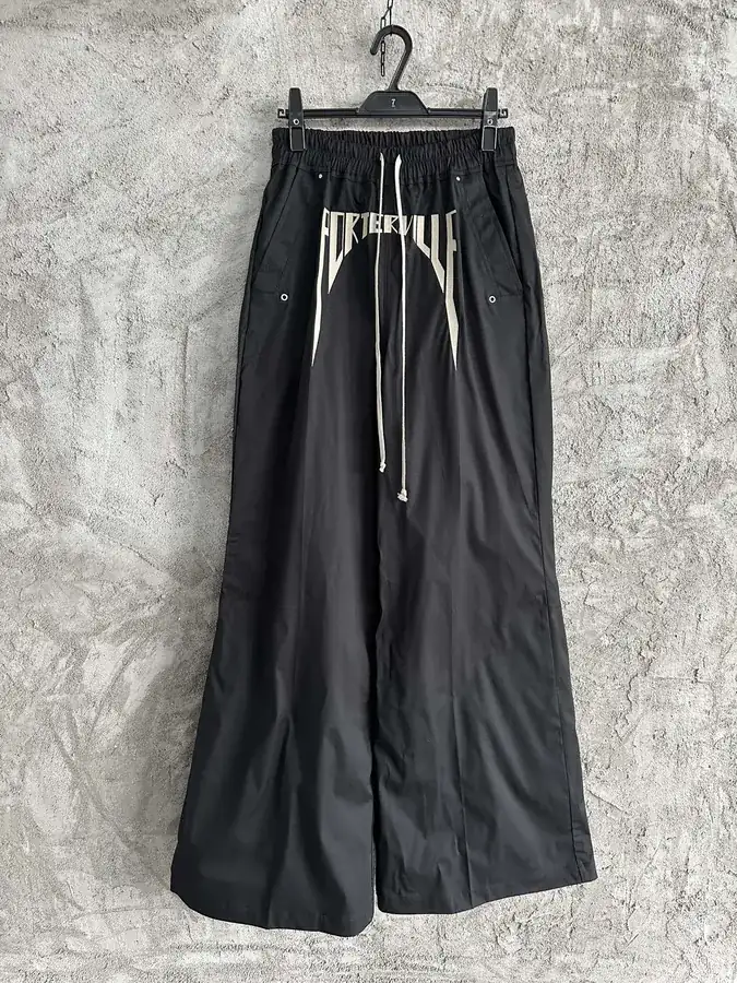 Rick Owens 2024SS Embroidered Statement Pocket Workwear Pants