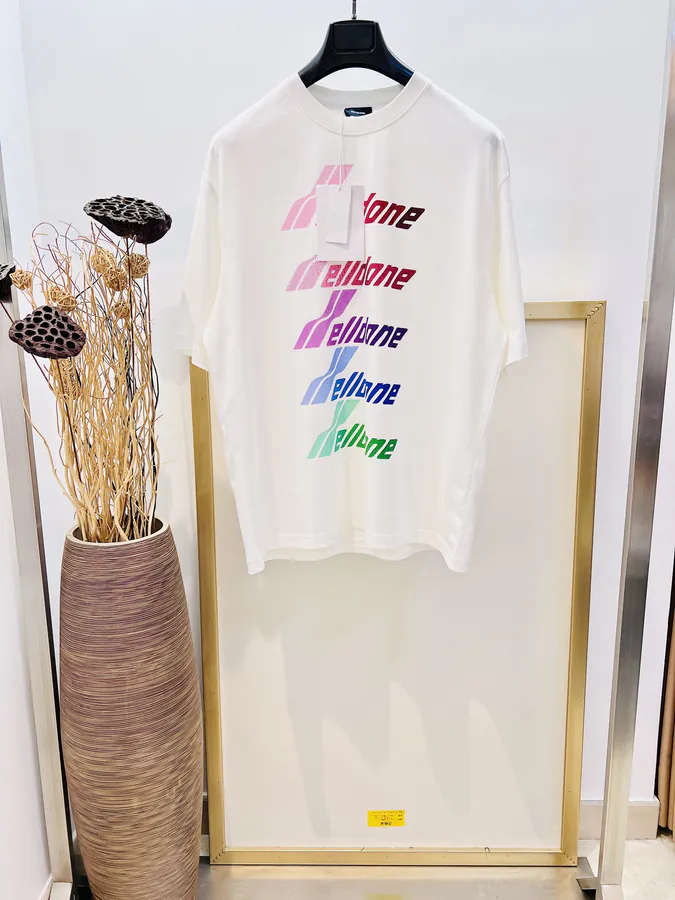 Welldone 2025FW Gradual Print Glitter T Shirt