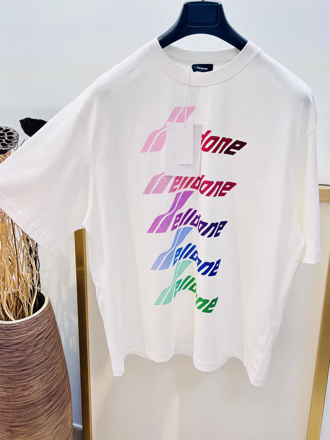 Welldone 2025FW Gradual Print Glitter T Shirt