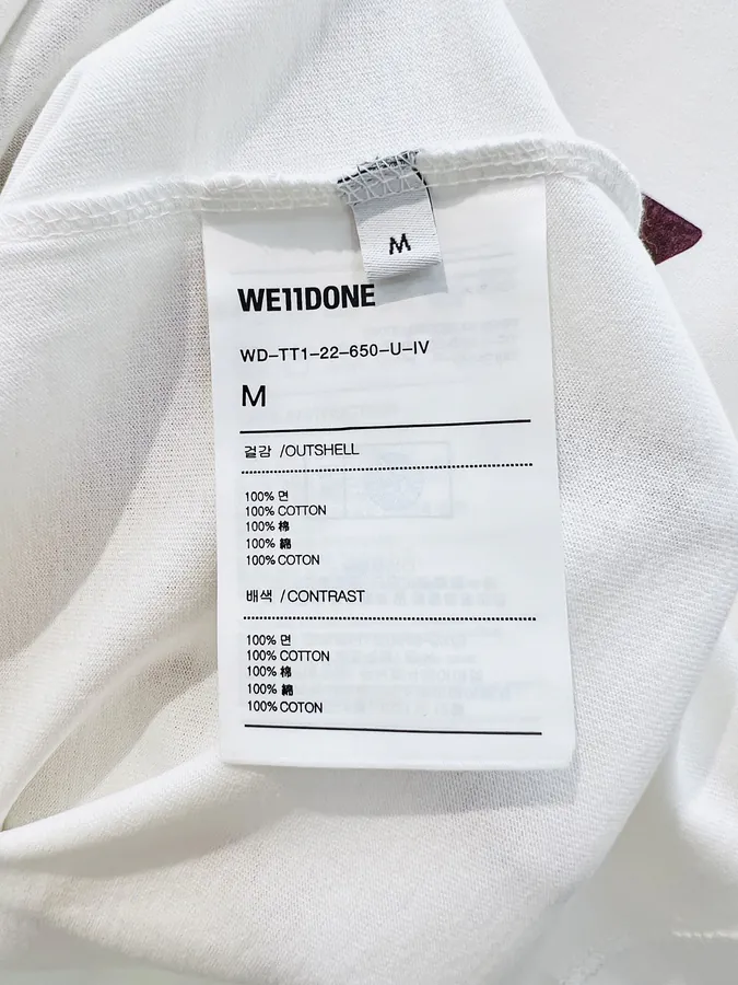 Welldone 2025FW Gradual Print Glitter T Shirt