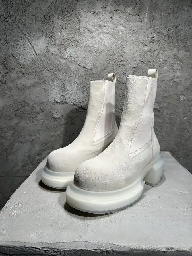 Rick Owens 2025SS Stretch Sole Thick Heel Boots