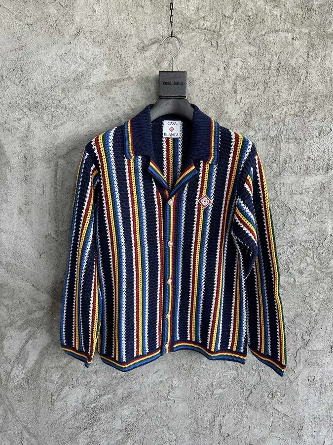 CASABLANCA 2025SS Yellow Striped Blazer
