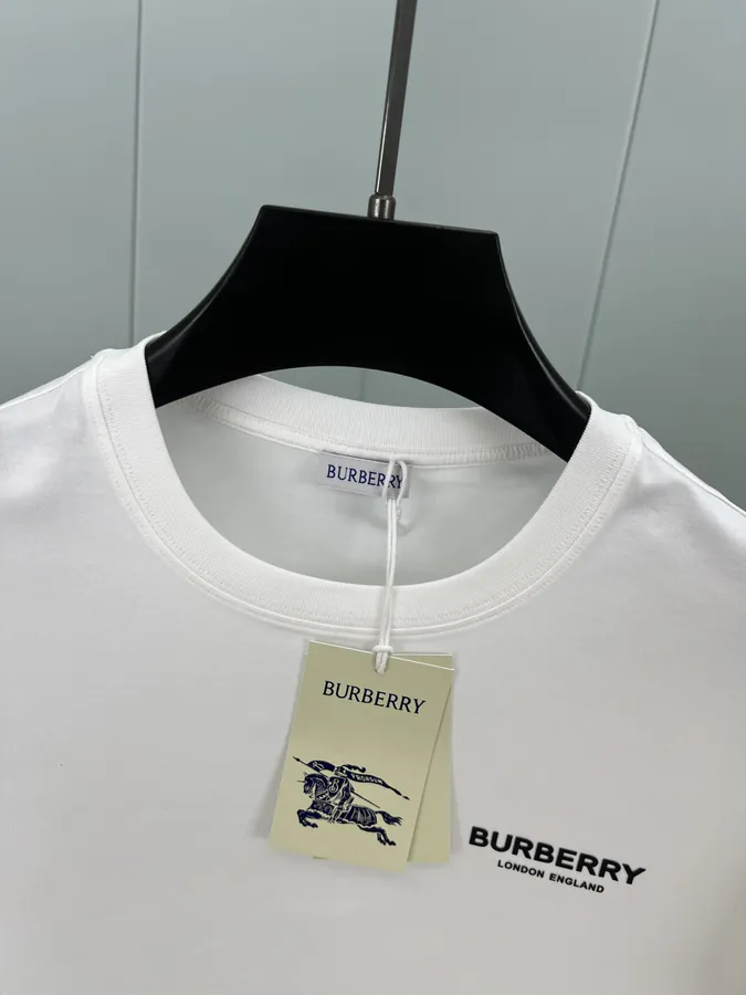 Burberry Classic Letter Logo Print T Shirt, Summer Collection